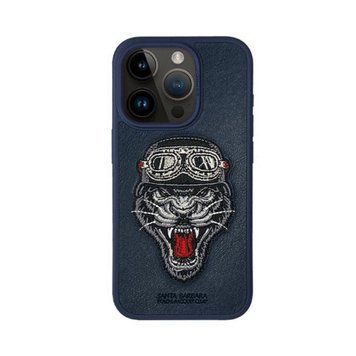 Чохол Santa Barbara Polo Patti Лютий тигр для iPhone 15 Синій 3032-15 фото