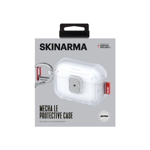 Чохол Skinarma Mecha LE для AirPods Pro 3 Clear SK-APP3MECLE-FCLR фото