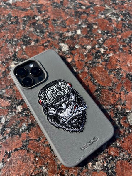 Чехол Santa Barbara Polo Patti Горила для iPhone 15 Pro Титановый 3031-15-Pro фото