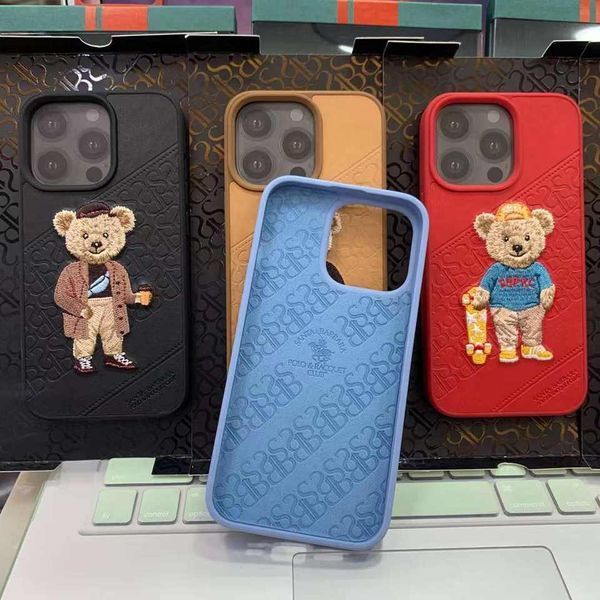 Чохол Santa Barbara Polo Bear Crete для iPhone 14 Pro Max Коричневий 2054-14-Pro-Max фото