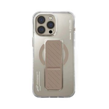 Чехол Skinarma Axon (Mag-Charge + Grip-Stand) для iPhone 16 Pro Champagne SK-2024IPP63-AXON-GLD фото