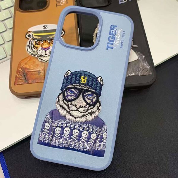 Чехол Santa Barbara Polo Fashion Tiger для iPhone 14 Pro Синий 2061-14-Pro фото