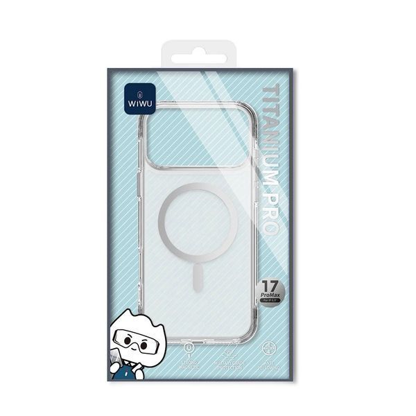 Чехол WiWU MCC-702 Titanium Magnetic Shield Case для iPhone 17 Pro Clear  MCC-702-clr-17Pro фото