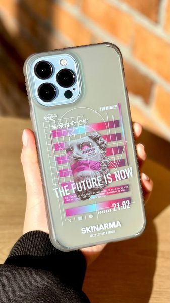 Чохол Skinarma Mirai для iPhone 13 (6.1) Smoke 1501-13 фото