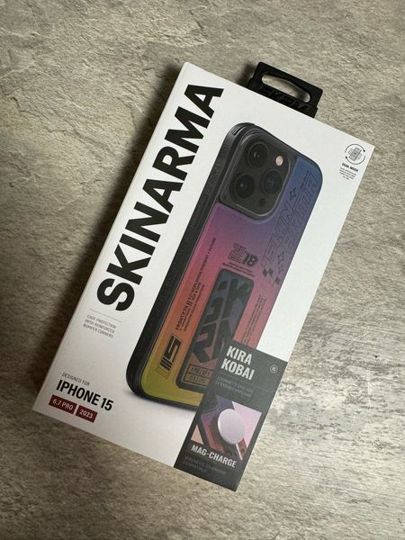 Чехол Skinarma Kira Kobai Mag-Charge для iPhone 16 Pro Max Hologram SK-2024IPP69-KIRAB-HOL фото