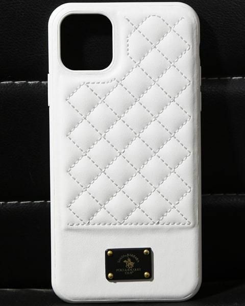 Шкіряний чохол для iPhone 12 Santa Barbara Polo Bradley Білий 13-12 фото