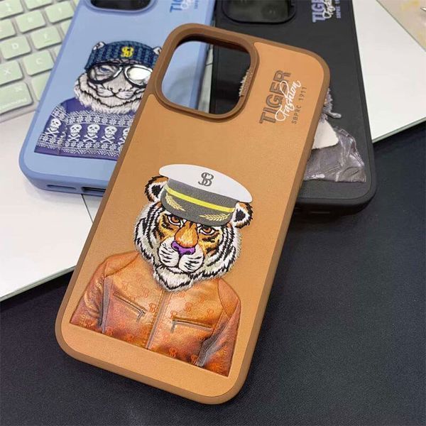 Чехол Santa Barbara Polo Fashion Tiger для iPhone 14 Plus Коричневый 2059-14-Plus фото