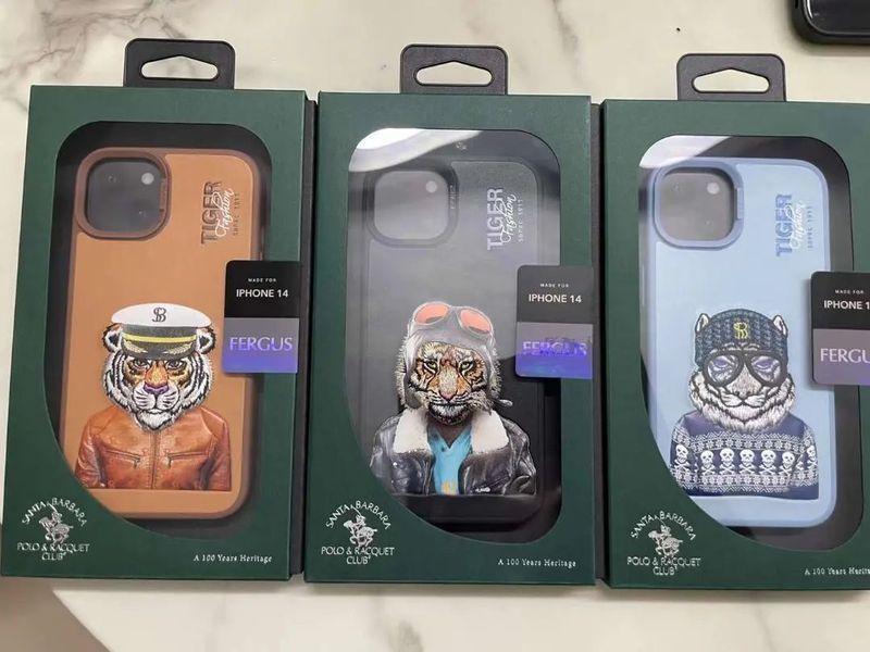 Чехол Santa Barbara Polo Fashion Tiger для iPhone 14 Plus Коричневый 2059-14-Plus фото