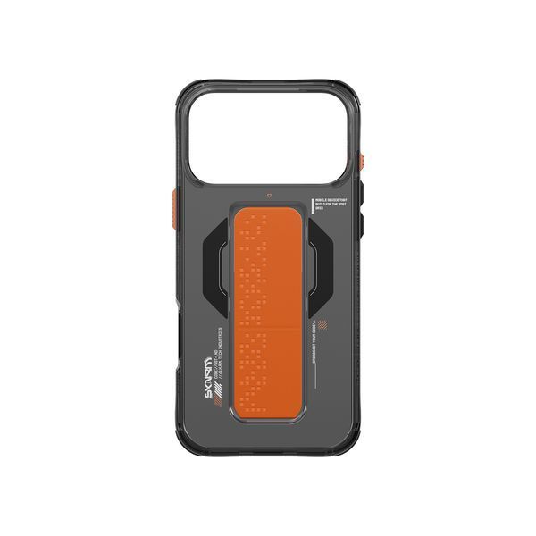 Чехол Skinarma Haxa (Mag-Charge + Grip-Stand) для iPhone 17 Pro Max Graphite SK-2025IPP6.9-HAXA-GRA фото