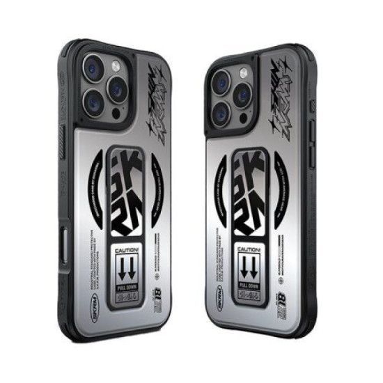 Чехол Skinarma Kira Kobai Mag-Charge для iPhone 16 Pro Max Chrome SK-2024IPP69-KIRAB-SIL фото
