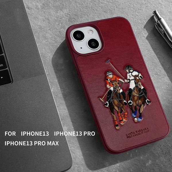 Чохол Santa Barbara Polo Jockey для iPhone 13 Pro Max Червоний 1516-13-Pro-Max фото