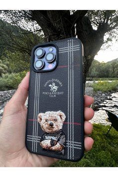 Чохол Santa Barbara Polo Dustin Bear для iPhone 14 Pro Чорний 3004-14-Pro-01 фото