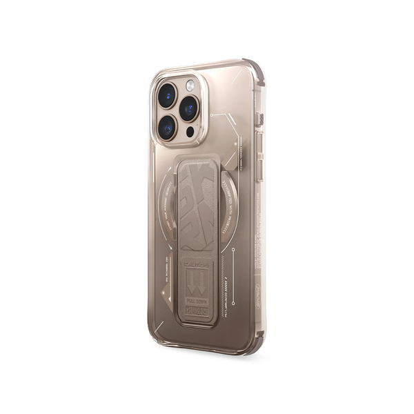 Чохол Skinarma Helio (Mag-Charge + Grip-Stand) для iPhone 16 Pro Max Champagne SK-2024IPP69-HELIO-GLD фото