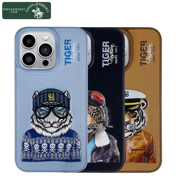 Чохол Santa Barbara Polo Fashion Tiger для iPhone 14 Синій 2061-14 фото