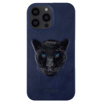 Чохол для iPhone 13 Pro Max Santa Barbara Polo з вишивкою "Пантера" Синій 1523-13-Pro-Max фото