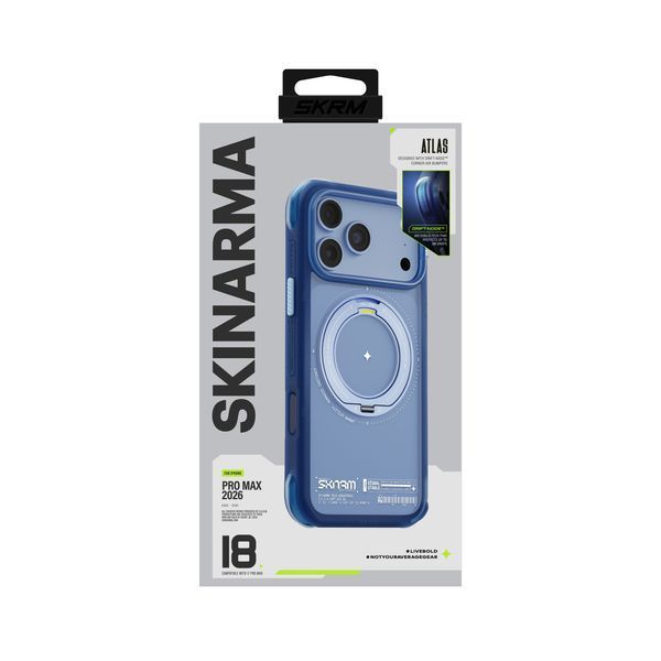 Чохол Skinarma Atlas (2026) (Mag-Charge + Drift-Node&trade; Bumper) для iPhone 18 Pro Max Blue SK-2026IPP6.9-ATLAS-BLU фото
