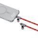 Ремешок для телефона с встроенным кабелем Skinarma Dyno VE Lanyard with Integrated USB-C to USB-C Cable Vermilion SK-DYVE-CBLCC-RED фото 3