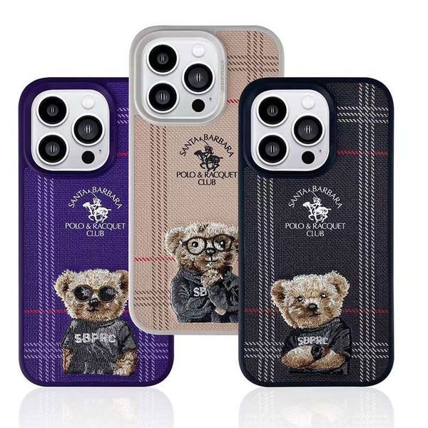 Чехол Santa Barbara Polo Dustin Bear для iPhone 14 Pro Max Фиолетовый 3005-14-Pro-Max-01 фото