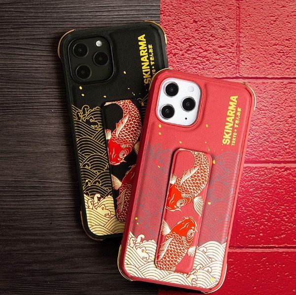 Красный чехол Skinarma Nami iPhone 12 Pro (6.1) Red SK-IP1261-NAMRE545 фото