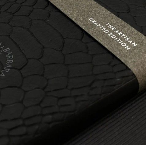 Кожаный чехол для iPhone 14 Santa Barbara Polo Knight Crocodile Leather Черный 1518-14 фото
