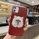 Чохол для iPhone 13 Pro Santa Barbara Polo з вишивкою "Кіт" Червоний 1525-13-Pro фото 2