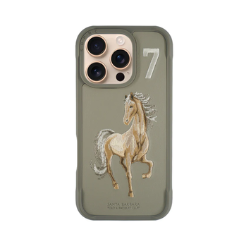 Чохол Boris Santa Barbara Polo для iPhone 16 Pro Max Grey 111704-3 фото