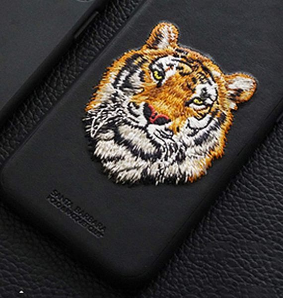 Чохол Santa Barbara Polo Savanna з вишивкою "Тигр" для iPhone 13 Pro Чорний 108207-3 фото