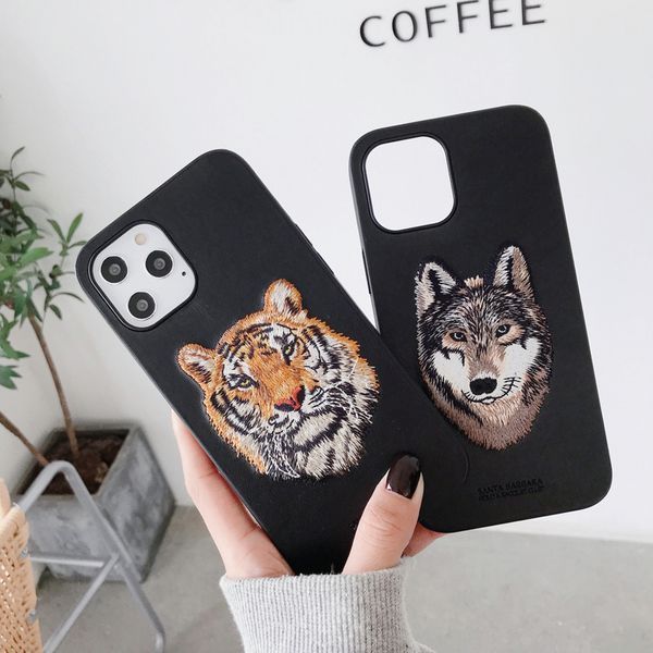 Чохол Santa Barbara Polo Savanna з вишивкою "Тигр" для iPhone 13 Pro Чорний 108207-3 фото