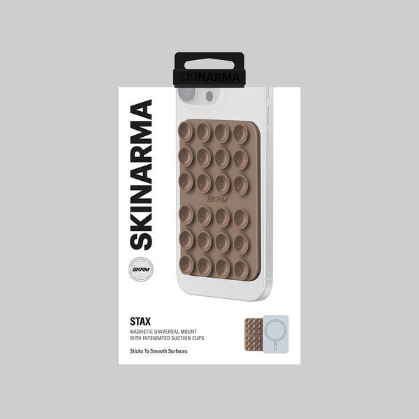 Держатель для телефона Skinarma Stax Magnetic Suction Mount Champagne SK-MSMT-STAX-GLD фото
