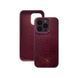 Кожаный чехол для iPhone 14 Santa Barbara Polo Knight Crocodile Leather Бордовый 1519-14 фото 8