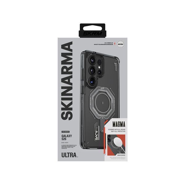 Чехол Skinarma Magma (Mag-Charge) для Samsung Galaxy S26 Ultra Graphite SK-S26U-MGMA-GRA фото