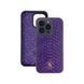 Шкіряний чохол для iPhone 14 Plus Santa Barbara Polo Knight Crocodile Leather Фіолетовий 2051-14-Plus фото 8